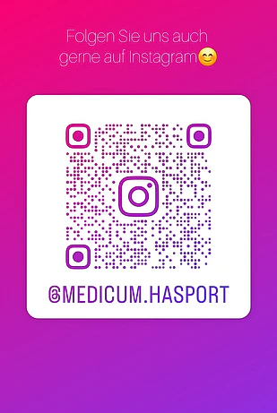 Medicum Hasport Praxis Dr. Arens u. Dr. Zahnert - QR Code